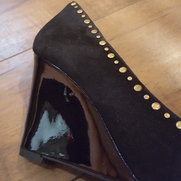 Franco Sarto - "Glitzy" Peep Toe Wedges‎ - Picture 5 of 6